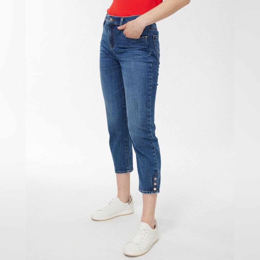 Chico's Blue Ankle & Cropped Jeans